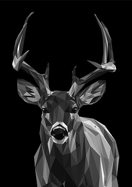 Deer pop art