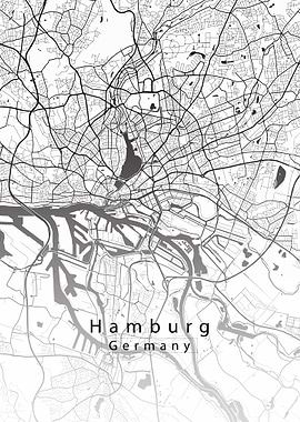 Hamburg City Map