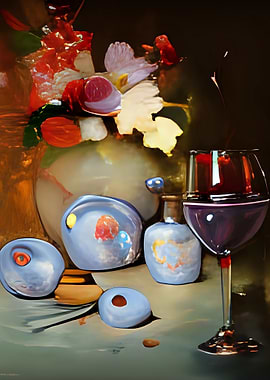 Wine Passions Still Life