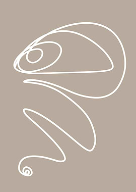 Aesthetic hand drawn line