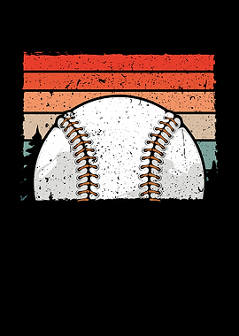 White baseball retro vinta