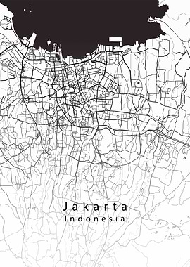 Jakarta City Map