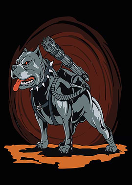 Metal Bulldog Poster