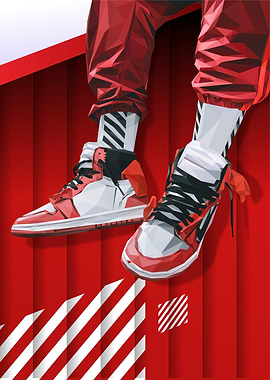 Hype sneaker pop art