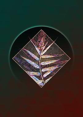 Geometric Mosaic Bush Cane