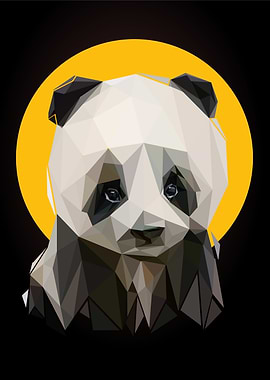 baby panda pop art
