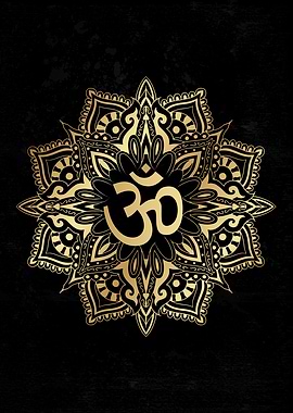 Mandala Om Sign
