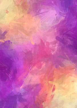 A sea of purple artwork