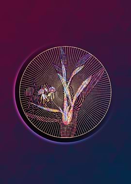 Clamshell Orchid Mosaic