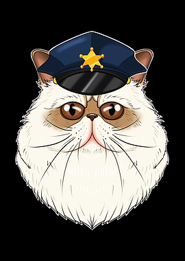 Police Himalayan Cat