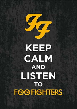 keep calm music poster