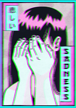 Sad Anime Girl Harajuku