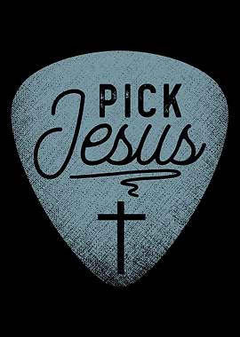 Jesus Guitar Pick