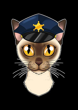 Police Burmese Cat