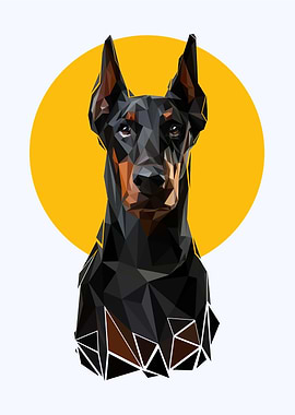 Doberman nursery animals