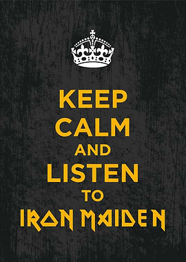 keep calm music poster