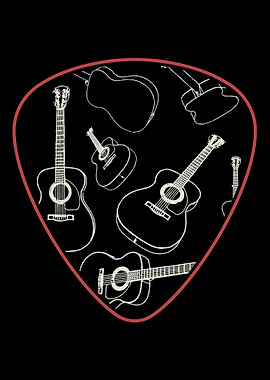 Guitar Pick Guitarist