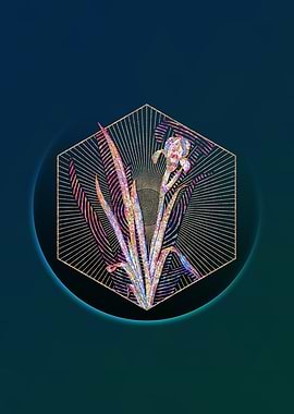 Crimean Iris Floral Mosaic