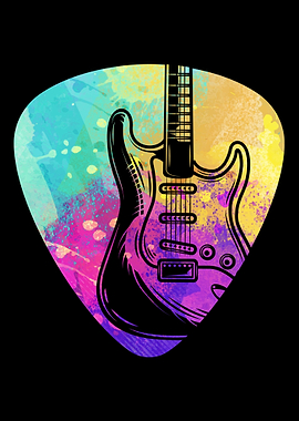 Colorful Guitar Pick