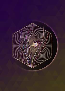 Geometric Mosaic Daffodil