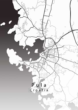 Pula City Map