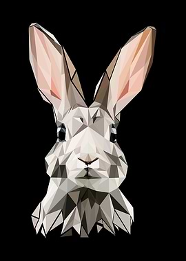 Bunny nursery animals art
