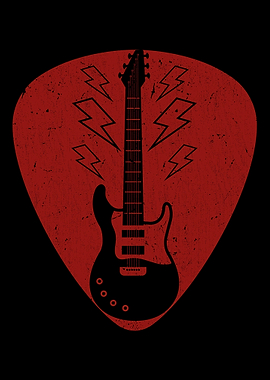 Electric Guitar Pick Rock