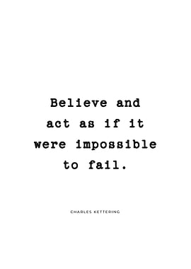 Impossible To Fail Quote