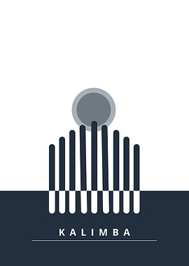 Kalimba music poster