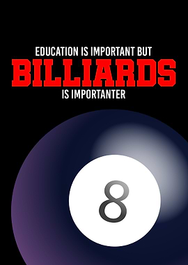 Pool Billiard Wall Decor