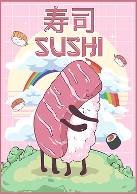 Kawaii Sushi Hug