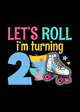 2nd Birthday Roller Skater