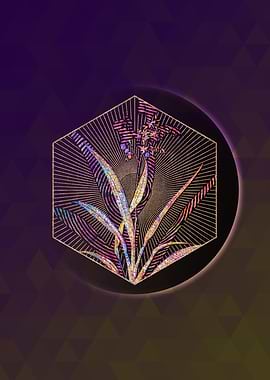 Flax Lilies Floral Mosaic