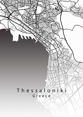 Thessaloniki City Map