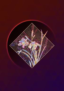 Orange Day Lily Mosaic