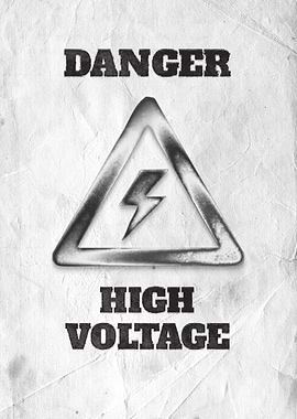 High Voltage Sign