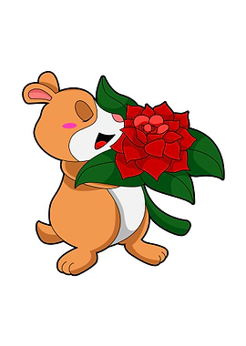 Hamster Flower Rose