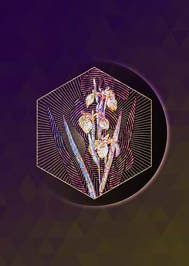 Geometric Mosaic Irises
