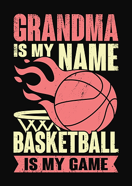 Basketball Grandma Design