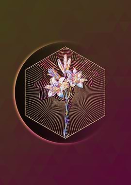 Madonna Lily Floral Mosaic