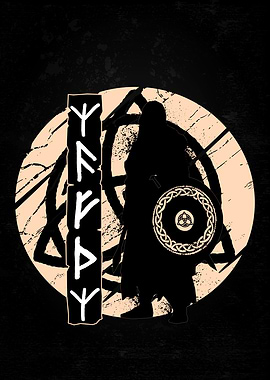 Viking Warrior With Shield