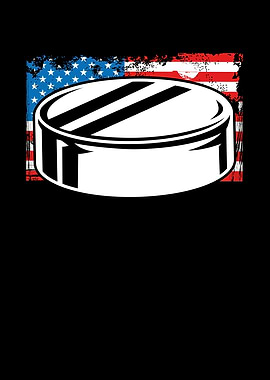 USA Hockey puck