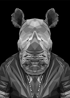 rhinoceros pop art