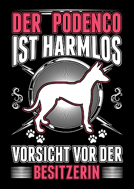 Podenco Canario Besitzerin