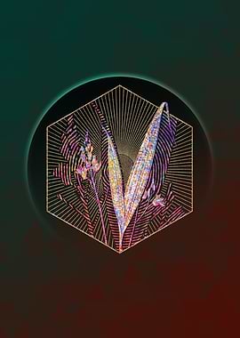 Geometric Mosaic Pine Pink