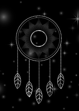 Mystic space dream catcher