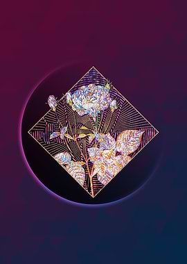 Pink French Roses Mosaic