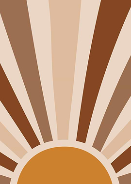 Bohemian mid century sun