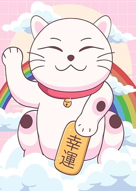 Kawaii Maneki Neko Cat