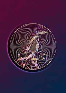 Geometric Mosaic Tagblume